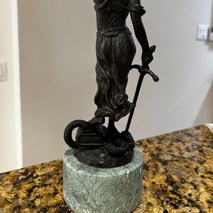 Bronze Lady Justice Statue